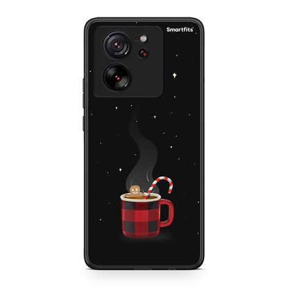 Xiaomi 13T Xmas Bathing θήκη από τη Smartfits με σχέδιο στο πίσω μέρος και μαύρο περίβλημα | Smartphone case with colorful back and black bezels by Smartfits