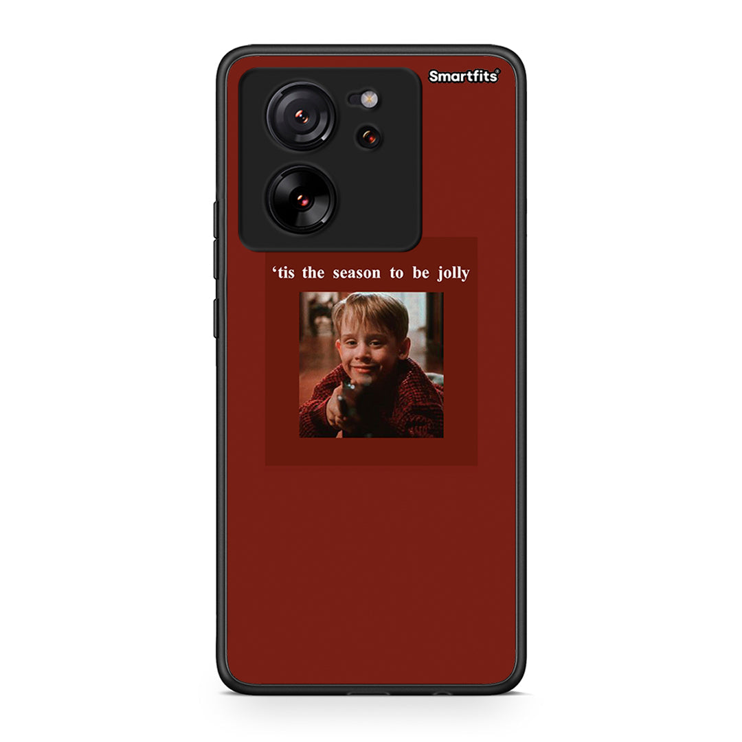 Xiaomi 13T Xmas Ultimate Spirit θήκη από τη Smartfits με σχέδιο στο πίσω μέρος και μαύρο περίβλημα | Smartphone case with colorful back and black bezels by Smartfits