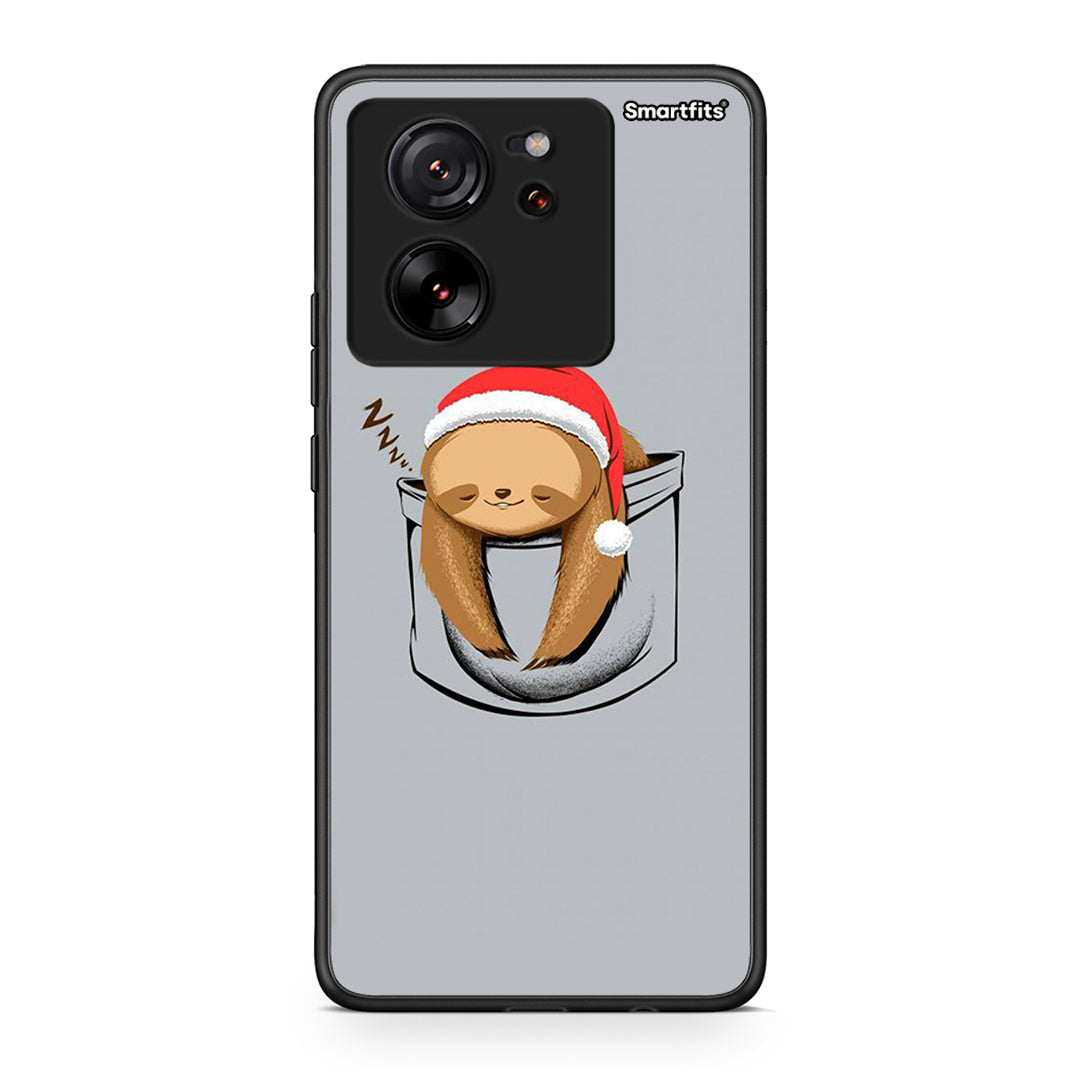 Xiaomi 13T Xmas Zzzz θήκη από τη Smartfits με σχέδιο στο πίσω μέρος και μαύρο περίβλημα | Smartphone case with colorful back and black bezels by Smartfits