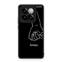 Thumbnail for Xiaomi 14 5G Always & Forever 1 Θήκη Αγίου Βαλεντίνου από τη Smartfits με σχέδιο στο πίσω μέρος και μαύρο περίβλημα | Smartphone case with colorful back and black bezels by Smartfits