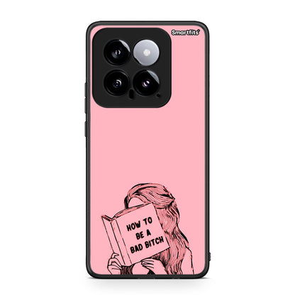 Xiaomi 14 5G Bad Bitch θήκη από τη Smartfits με σχέδιο στο πίσω μέρος και μαύρο περίβλημα | Smartphone case with colorful back and black bezels by Smartfits