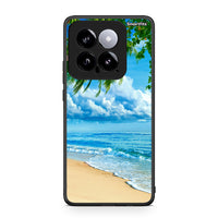 Thumbnail for Xiaomi 14 5G Beautiful Beach θήκη από τη Smartfits με σχέδιο στο πίσω μέρος και μαύρο περίβλημα | Smartphone case with colorful back and black bezels by Smartfits