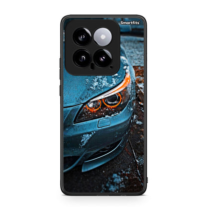 Xiaomi 14 5G Bmw E60 Θήκη από τη Smartfits με σχέδιο στο πίσω μέρος και μαύρο περίβλημα | Smartphone case with colorful back and black bezels by Smartfits