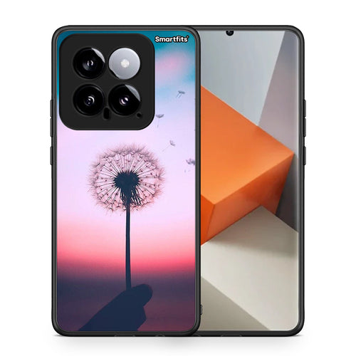 Θήκη Xiaomi 14 5G Wish Boho από τη Smartfits με σχέδιο στο πίσω μέρος και μαύρο περίβλημα | Xiaomi 14 5G Wish Boho case with colorful back and black bezels