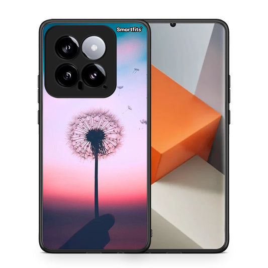 Θήκη Xiaomi 14 5G Wish Boho από τη Smartfits με σχέδιο στο πίσω μέρος και μαύρο περίβλημα | Xiaomi 14 5G Wish Boho case with colorful back and black bezels