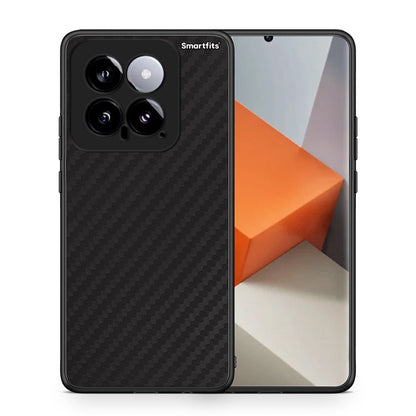 Θήκη Xiaomi 14 5G Carbon Black από τη Smartfits με σχέδιο στο πίσω μέρος και μαύρο περίβλημα | Xiaomi 14 5G Carbon Black case with colorful back and black bezels