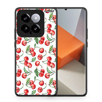 Thumbnail for Θήκη Xiaomi 14 5G Cherry Summer από τη Smartfits με σχέδιο στο πίσω μέρος και μαύρο περίβλημα | Xiaomi 14 5G Cherry Summer case with colorful back and black bezels
