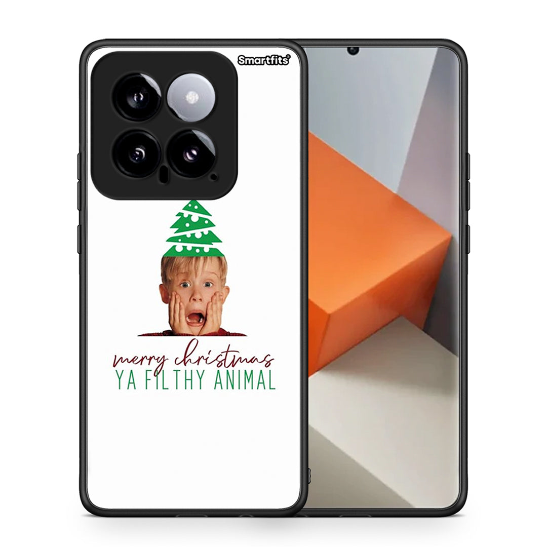 Θήκη Xiaomi 14 5G Filthy Animal από τη Smartfits με σχέδιο στο πίσω μέρος και μαύρο περίβλημα | Xiaomi 14 5G Filthy Animal case with colorful back and black bezels