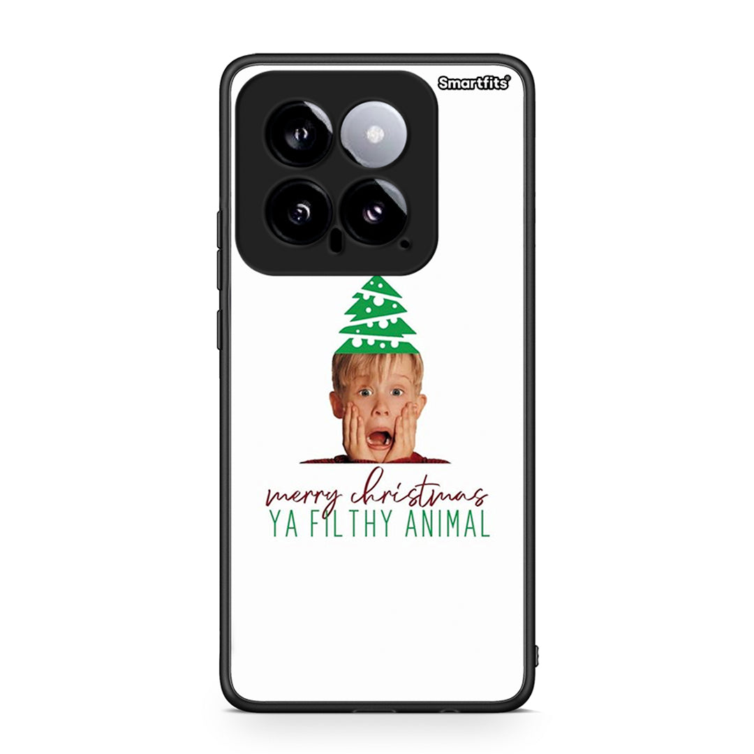 Xiaomi 14 5G Filthy Animal θήκη από τη Smartfits με σχέδιο στο πίσω μέρος και μαύρο περίβλημα | Smartphone case with colorful back and black bezels by Smartfits