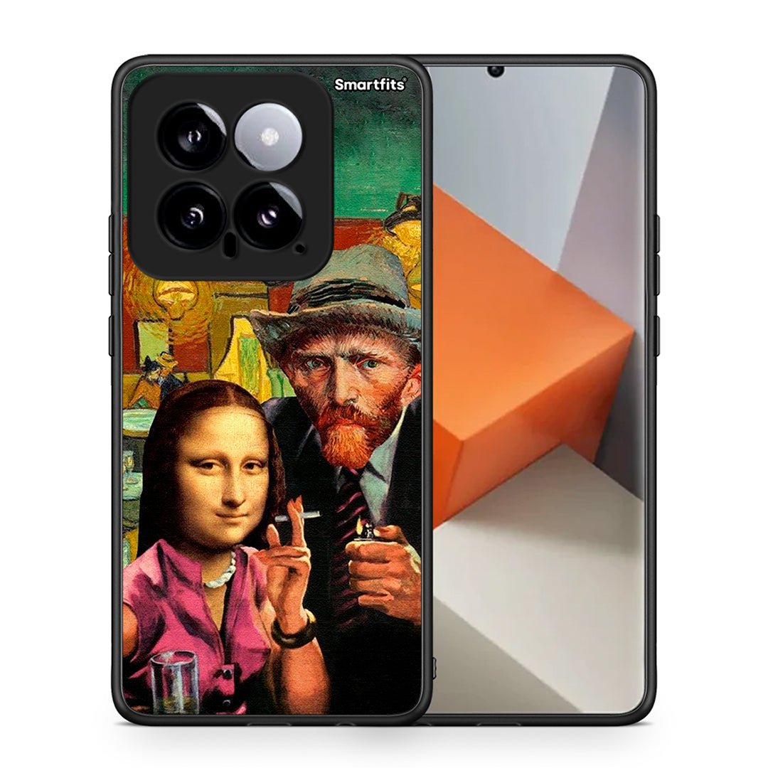 Θήκη Xiaomi 14 5G Funny Art από τη Smartfits με σχέδιο στο πίσω μέρος και μαύρο περίβλημα | Xiaomi 14 5G Funny Art case with colorful back and black bezels