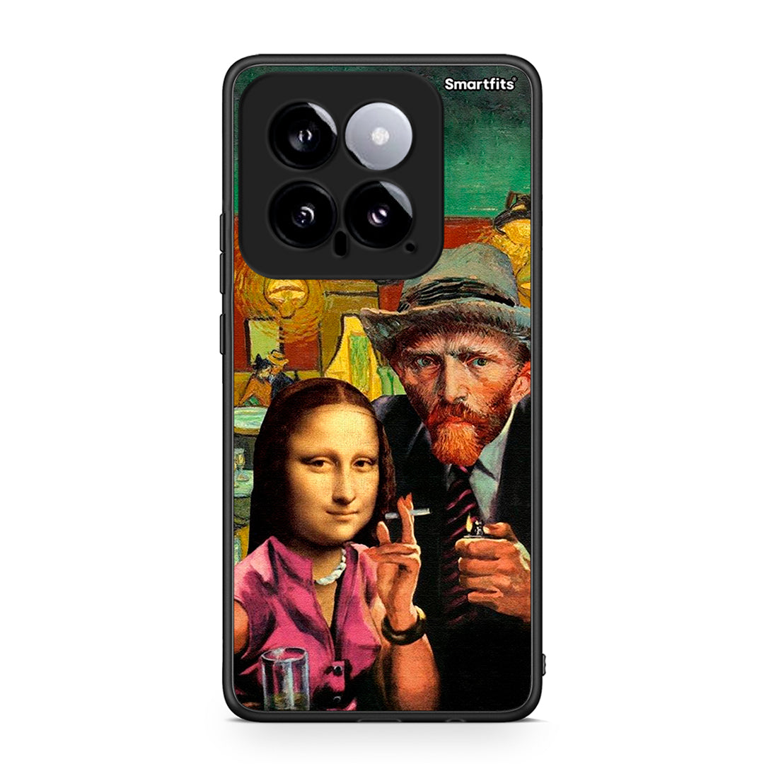 Xiaomi 14 5G Funny Art θήκη από τη Smartfits με σχέδιο στο πίσω μέρος και μαύρο περίβλημα | Smartphone case with colorful back and black bezels by Smartfits