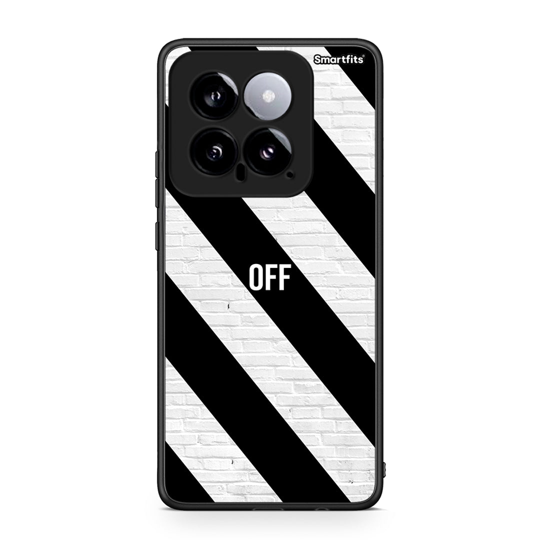 Xiaomi 14 5G Get Off θήκη από τη Smartfits με σχέδιο στο πίσω μέρος και μαύρο περίβλημα | Smartphone case with colorful back and black bezels by Smartfits