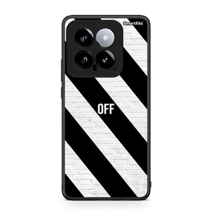 Xiaomi 14 5G Get Off θήκη από τη Smartfits με σχέδιο στο πίσω μέρος και μαύρο περίβλημα | Smartphone case with colorful back and black bezels by Smartfits