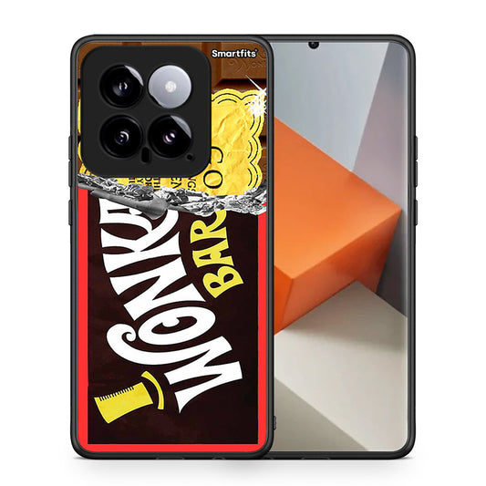 Θήκη Xiaomi 14 5G Golden Ticket από τη Smartfits με σχέδιο στο πίσω μέρος και μαύρο περίβλημα | Xiaomi 14 5G Golden Ticket case with colorful back and black bezels