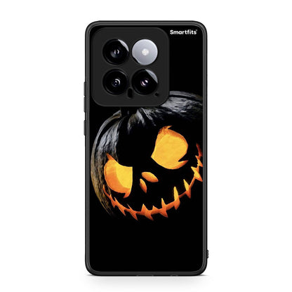 Xiaomi 14 5G Halloween Scary Pumpkin Θήκη από τη Smartfits με σχέδιο στο πίσω μέρος και μαύρο περίβλημα | Smartphone case with colorful back and black bezels by Smartfits