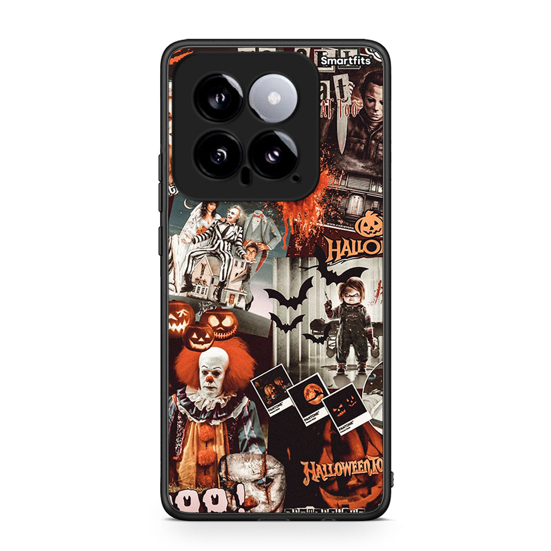 Xiaomi 14 5G Halloween Spooky Season Θήκη από τη Smartfits με σχέδιο στο πίσω μέρος και μαύρο περίβλημα | Smartphone case with colorful back and black bezels by Smartfits