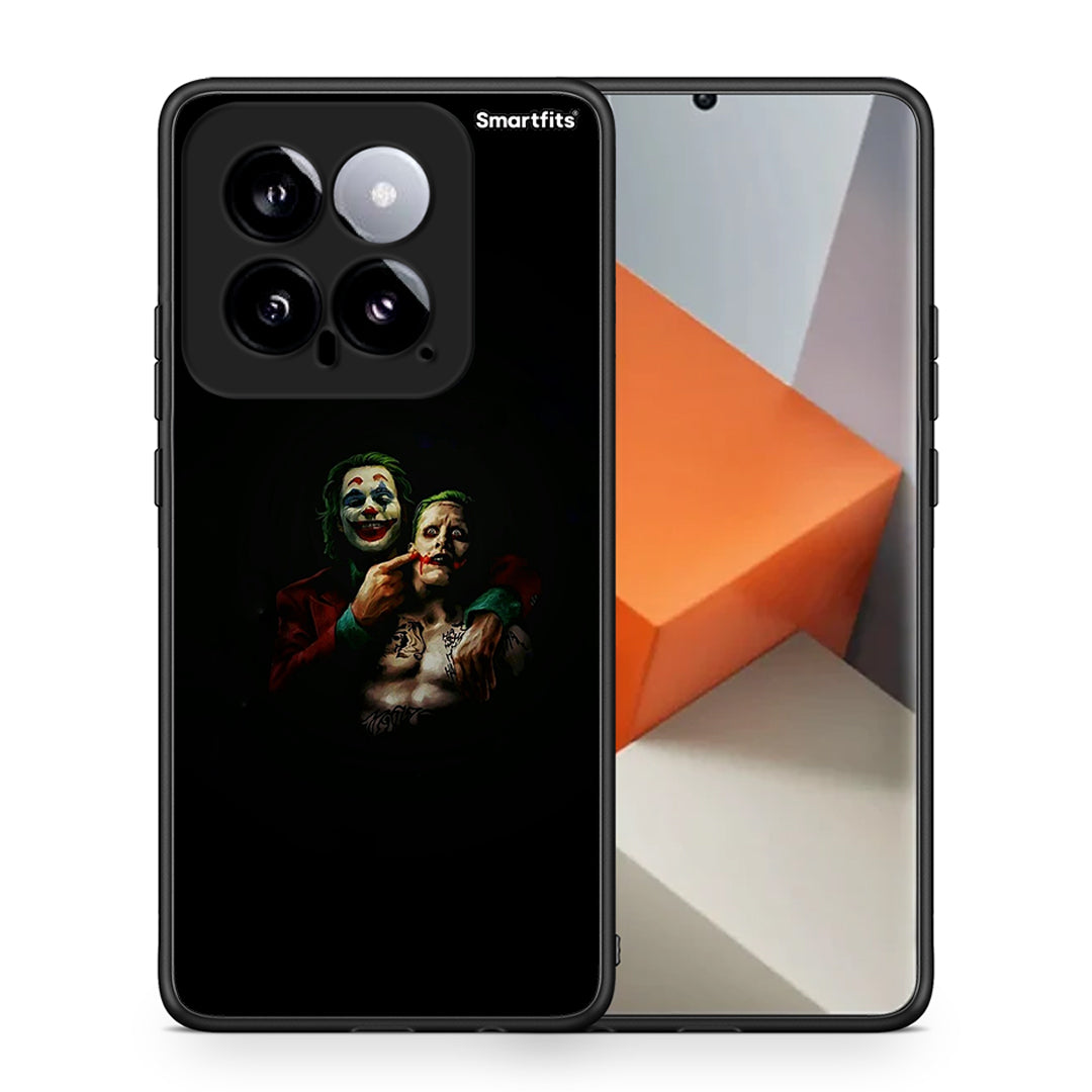 Θήκη Xiaomi 14 5G Clown Hero από τη Smartfits με σχέδιο στο πίσω μέρος και μαύρο περίβλημα | Xiaomi 14 5G Clown Hero case with colorful back and black bezels