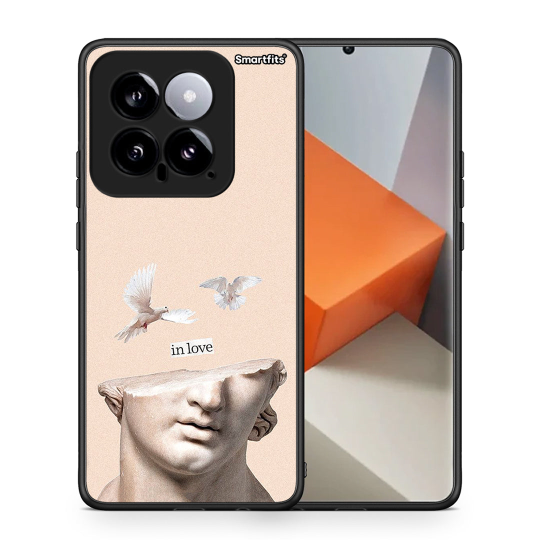 Θήκη Xiaomi 14 5G In Love από τη Smartfits με σχέδιο στο πίσω μέρος και μαύρο περίβλημα | Xiaomi 14 5G In Love case with colorful back and black bezels