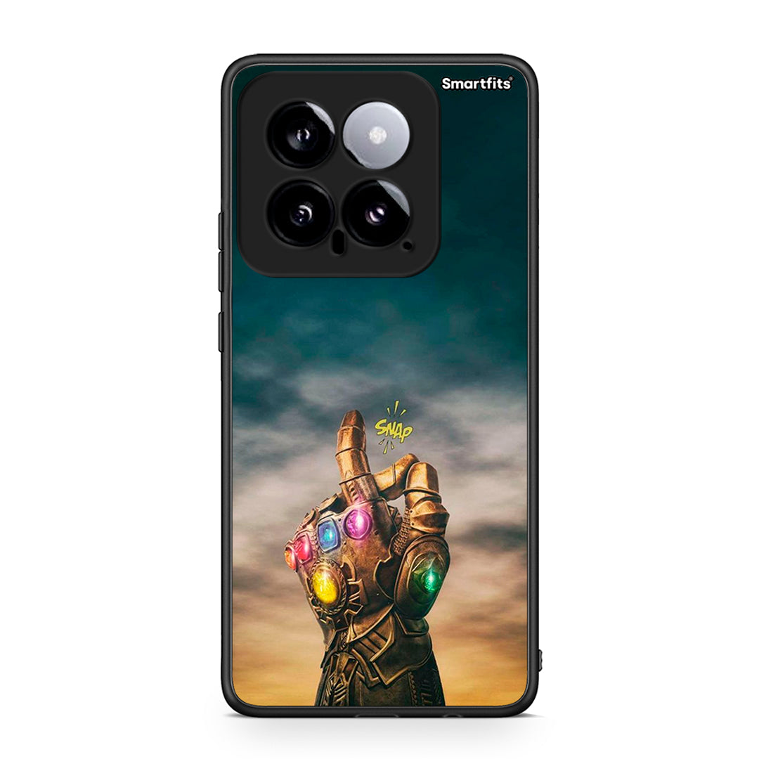 Xiaomi 14 5G Infinity Snap θήκη από τη Smartfits με σχέδιο στο πίσω μέρος και μαύρο περίβλημα | Smartphone case with colorful back and black bezels by Smartfits