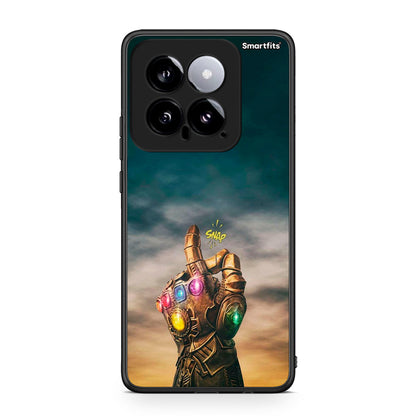 Xiaomi 14 5G Infinity Snap θήκη από τη Smartfits με σχέδιο στο πίσω μέρος και μαύρο περίβλημα | Smartphone case with colorful back and black bezels by Smartfits