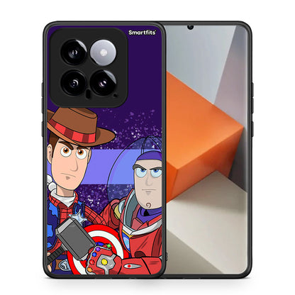 Θήκη Xiaomi 14 5G Infinity Story από τη Smartfits με σχέδιο στο πίσω μέρος και μαύρο περίβλημα | Xiaomi 14 5G Infinity Story case with colorful back and black bezels