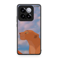 Thumbnail for Xiaomi 14 5G Lion Love 2 Θήκη Αγίου Βαλεντίνου από τη Smartfits με σχέδιο στο πίσω μέρος και μαύρο περίβλημα | Smartphone case with colorful back and black bezels by Smartfits