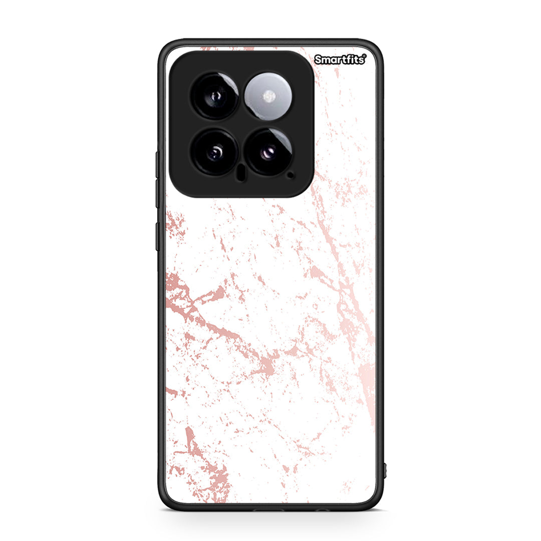 116 - Xiaomi 14 5G Pink Splash Marble case, cover, bumper