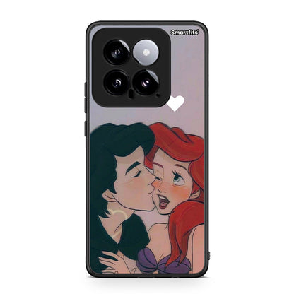 Xiaomi 14 5G Mermaid Love Θήκη Αγίου Βαλεντίνου από τη Smartfits με σχέδιο στο πίσω μέρος και μαύρο περίβλημα | Smartphone case with colorful back and black bezels by Smartfits
