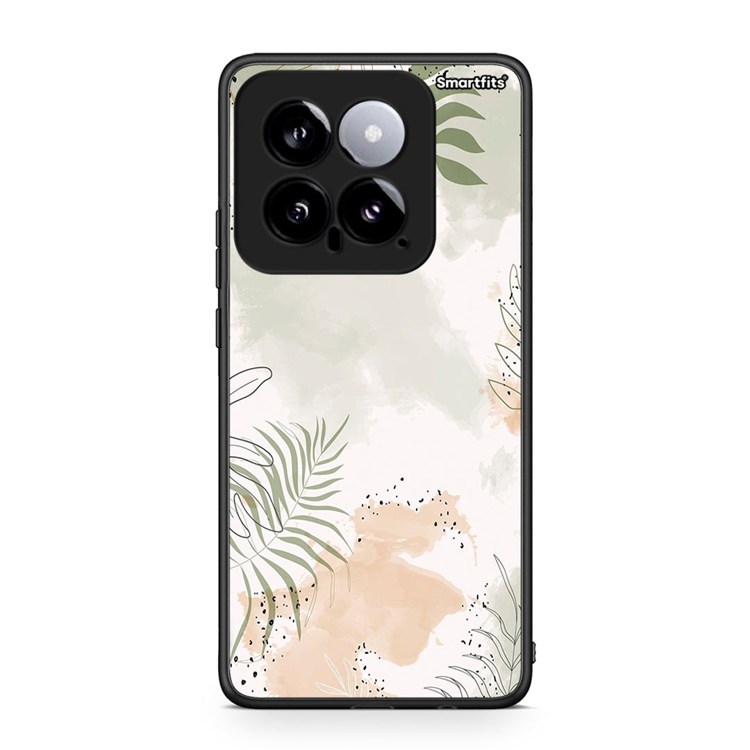 Xiaomi 14 5G Nude Plants Θήκη από τη Smartfits με σχέδιο στο πίσω μέρος και μαύρο περίβλημα | Smartphone case with colorful back and black bezels by Smartfits
