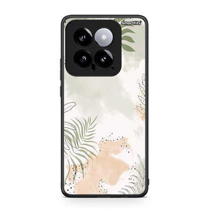 Xiaomi 14 5G Nude Plants Θήκη από τη Smartfits με σχέδιο στο πίσω μέρος και μαύρο περίβλημα | Smartphone case with colorful back and black bezels by Smartfits