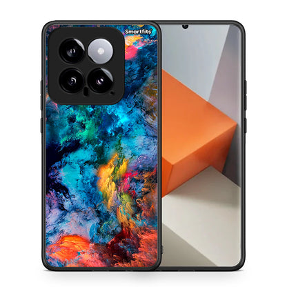 Θήκη Xiaomi 14 5G Crayola Paint από τη Smartfits με σχέδιο στο πίσω μέρος και μαύρο περίβλημα | Xiaomi 14 5G Crayola Paint case with colorful back and black bezels