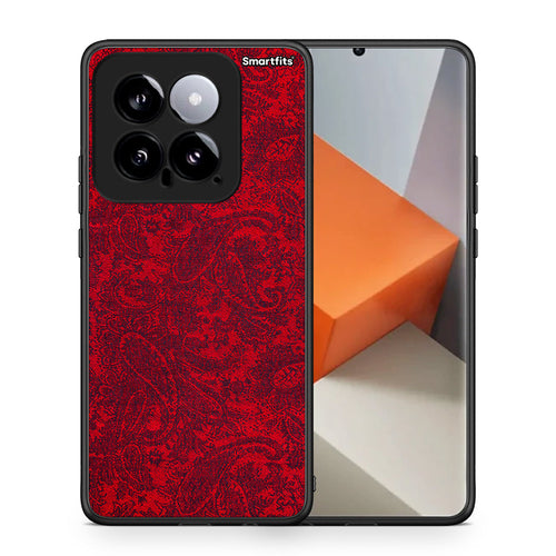 Θήκη Xiaomi 14 5G Paisley Cashmere από τη Smartfits με σχέδιο στο πίσω μέρος και μαύρο περίβλημα | Xiaomi 14 5G Paisley Cashmere case with colorful back and black bezels