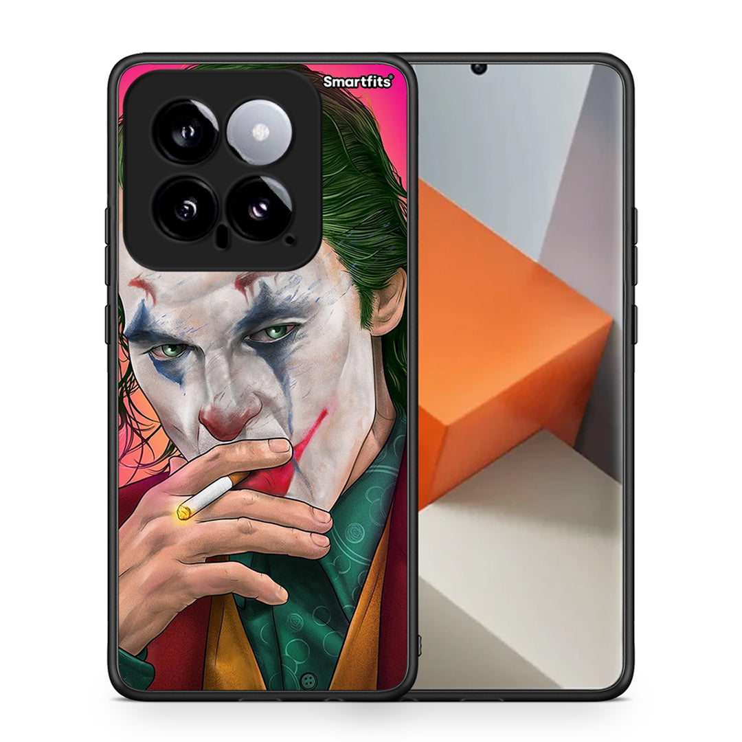 Θήκη Xiaomi 14 5G JokesOnU PopArt από τη Smartfits με σχέδιο στο πίσω μέρος και μαύρο περίβλημα | Xiaomi 14 5G JokesOnU PopArt case with colorful back and black bezels