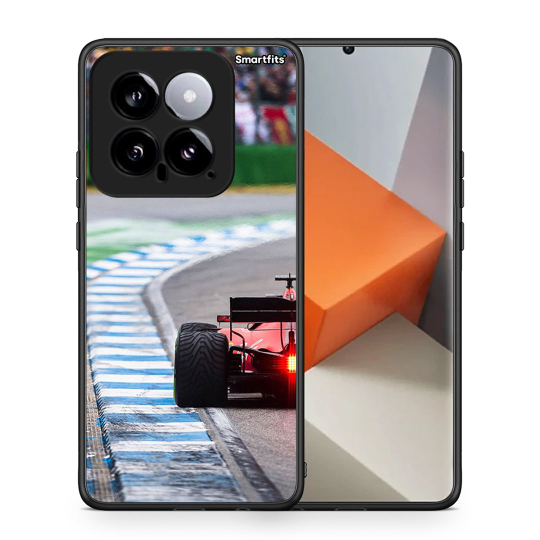 Θήκη Xiaomi 14 5G Racing Vibes από τη Smartfits με σχέδιο στο πίσω μέρος και μαύρο περίβλημα | Xiaomi 14 5G Racing Vibes case with colorful back and black bezels
