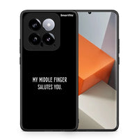 Thumbnail for Θήκη Xiaomi 14 5G Salute από τη Smartfits με σχέδιο στο πίσω μέρος και μαύρο περίβλημα | Xiaomi 14 5G Salute case with colorful back and black bezels