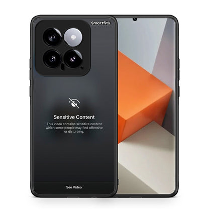 Θήκη Xiaomi 14 5G Sensitive Content από τη Smartfits με σχέδιο στο πίσω μέρος και μαύρο περίβλημα | Xiaomi 14 5G Sensitive Content case with colorful back and black bezels