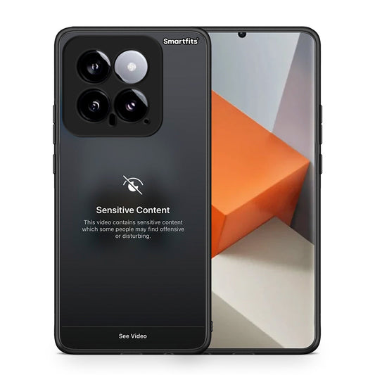 Θήκη Xiaomi 14 5G Sensitive Content από τη Smartfits με σχέδιο στο πίσω μέρος και μαύρο περίβλημα | Xiaomi 14 5G Sensitive Content case with colorful back and black bezels