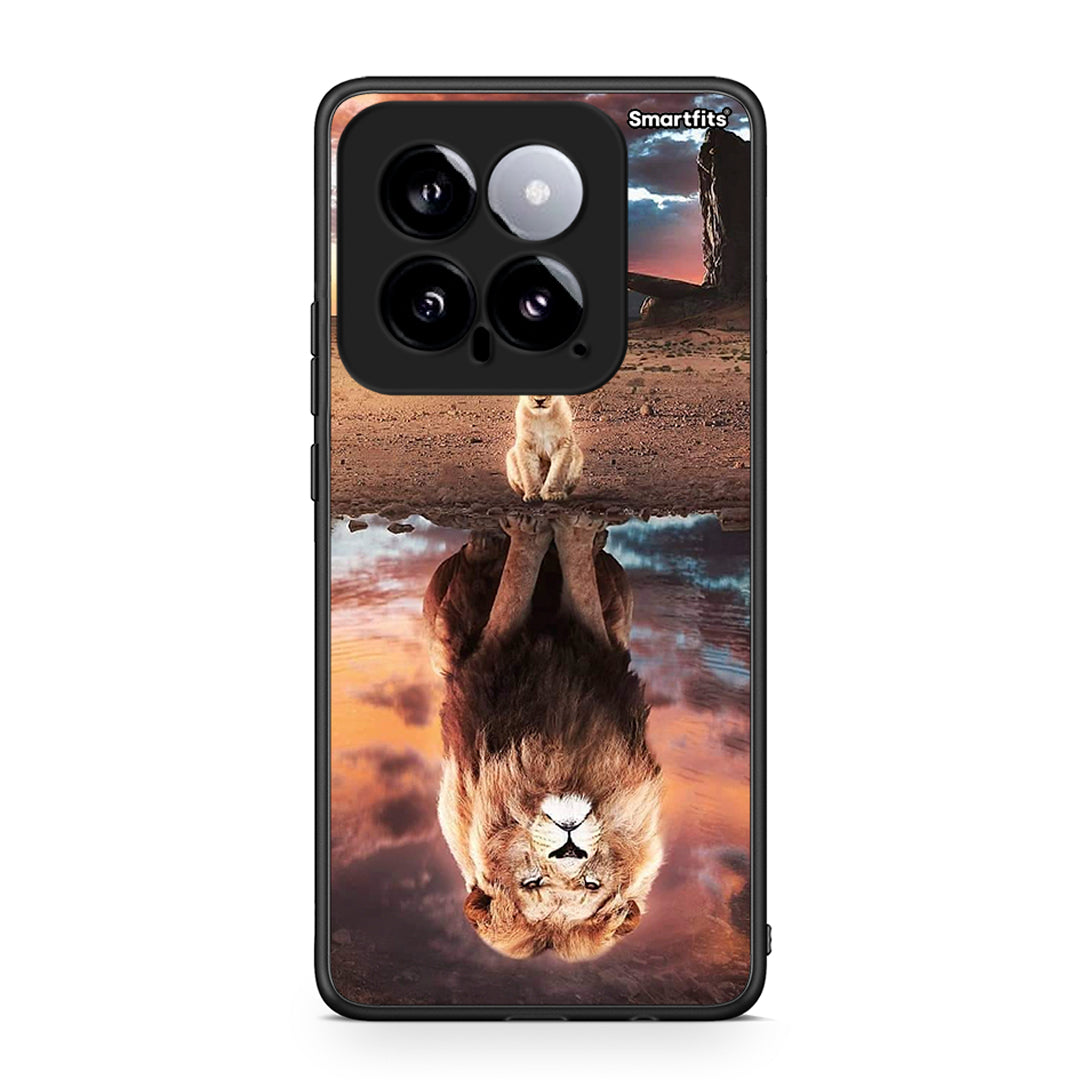 Xiaomi 14 5G Sunset Dreams Θήκη Αγίου Βαλεντίνου από τη Smartfits με σχέδιο στο πίσω μέρος και μαύρο περίβλημα | Smartphone case with colorful back and black bezels by Smartfits