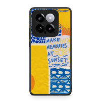 Thumbnail for Xiaomi 14 5G Sunset Memories Θήκη από τη Smartfits με σχέδιο στο πίσω μέρος και μαύρο περίβλημα | Smartphone case with colorful back and black bezels by Smartfits