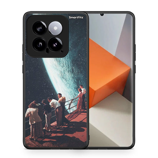 Θήκη Xiaomi 14 5G Surreal View από τη Smartfits με σχέδιο στο πίσω μέρος και μαύρο περίβλημα | Xiaomi 14 5G Surreal View case with colorful back and black bezels