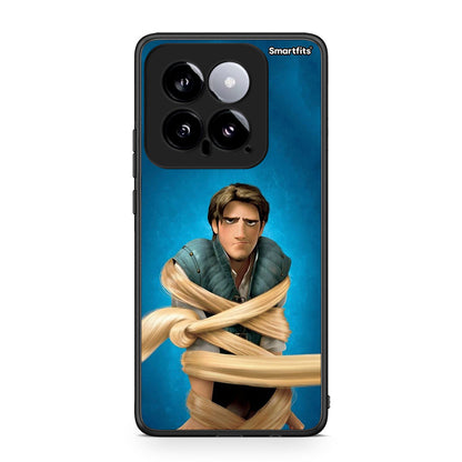 Xiaomi 14 5G Tangled 1 Θήκη Αγίου Βαλεντίνου από τη Smartfits με σχέδιο στο πίσω μέρος και μαύρο περίβλημα | Smartphone case with colorful back and black bezels by Smartfits