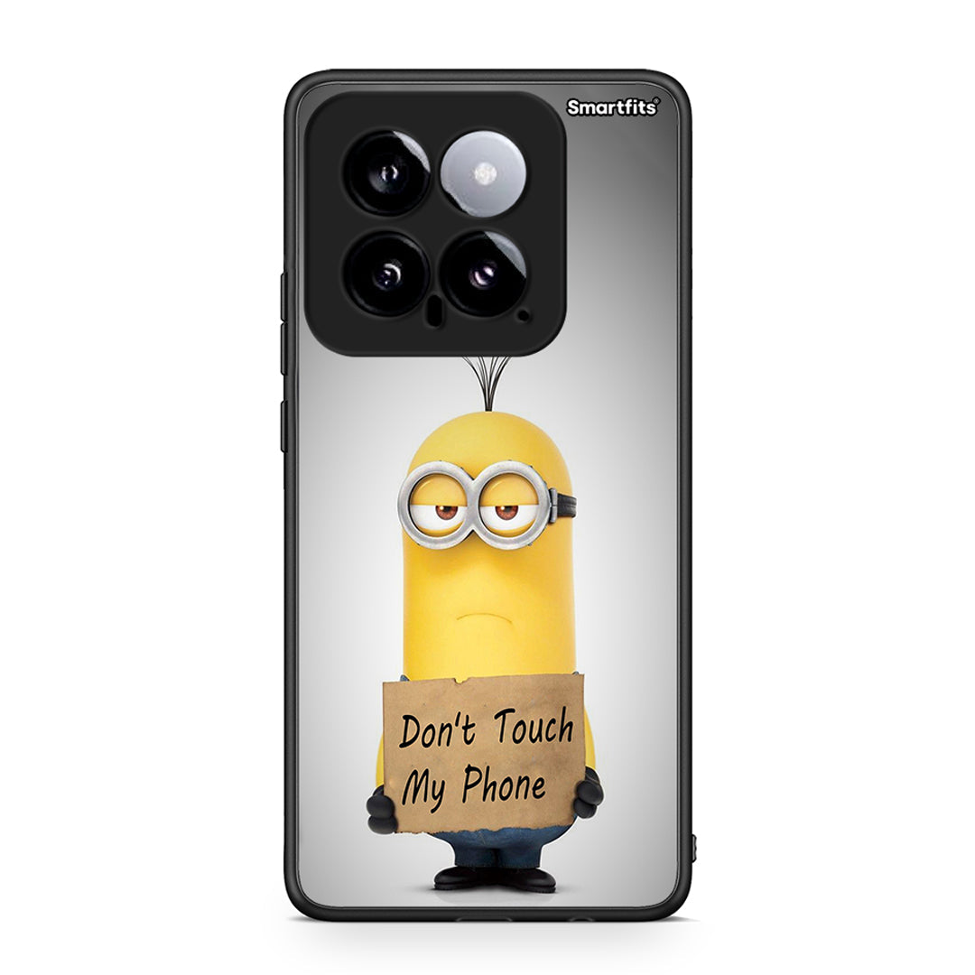 4 - Xiaomi 14 5G Minion Text case, cover, bumper