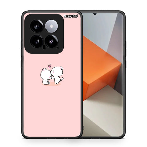 Θήκη Xiaomi 14 5G Love Valentine από τη Smartfits με σχέδιο στο πίσω μέρος και μαύρο περίβλημα | Xiaomi 14 5G Love Valentine case with colorful back and black bezels
