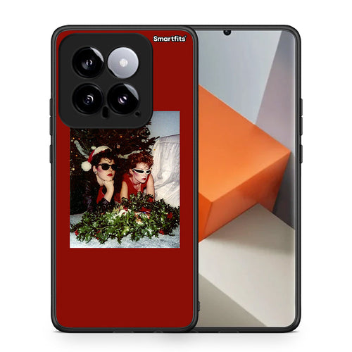 Θήκη Xiaomi 14 5G Waiting For Xmas από τη Smartfits με σχέδιο στο πίσω μέρος και μαύρο περίβλημα | Xiaomi 14 5G Waiting For Xmas case with colorful back and black bezels