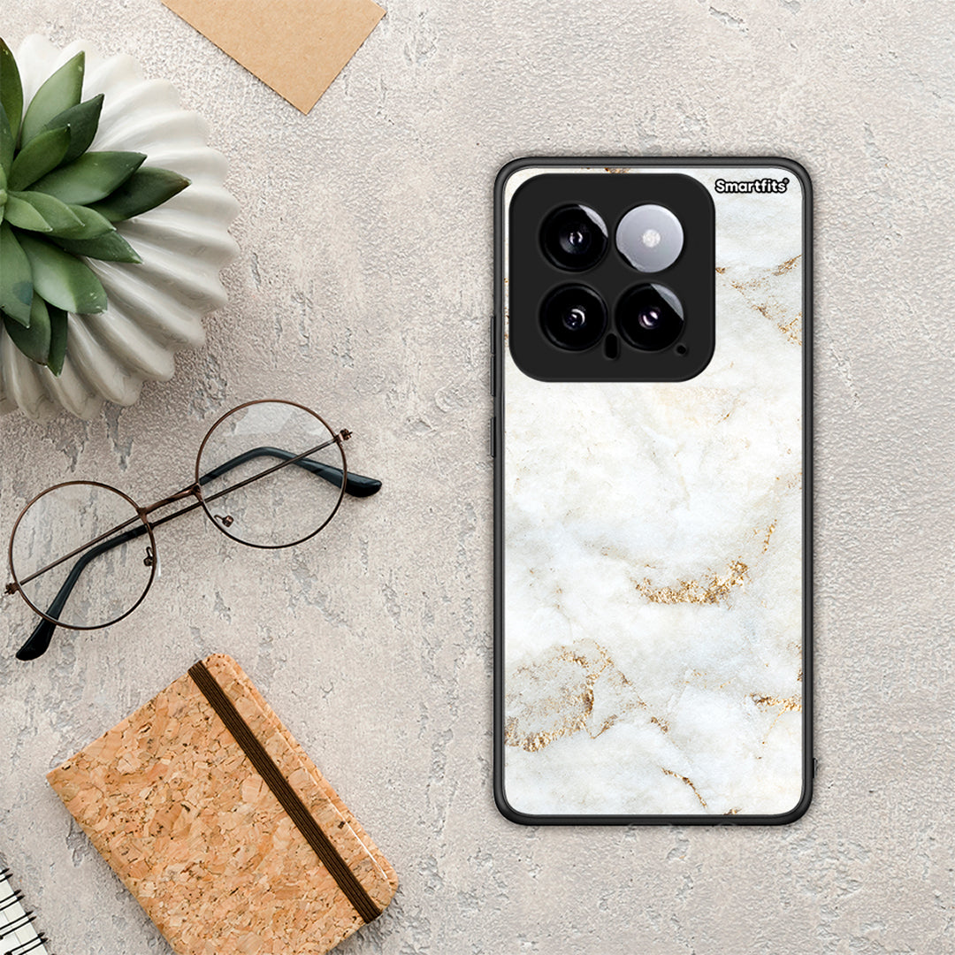White Gold Marble - Xiaomi 14 5G θήκη