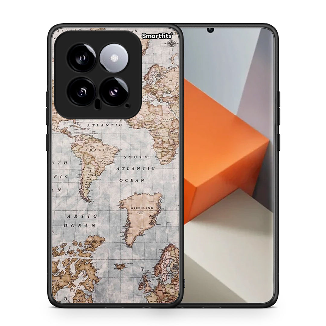 World Map - Xiaomi 14 5G θήκη