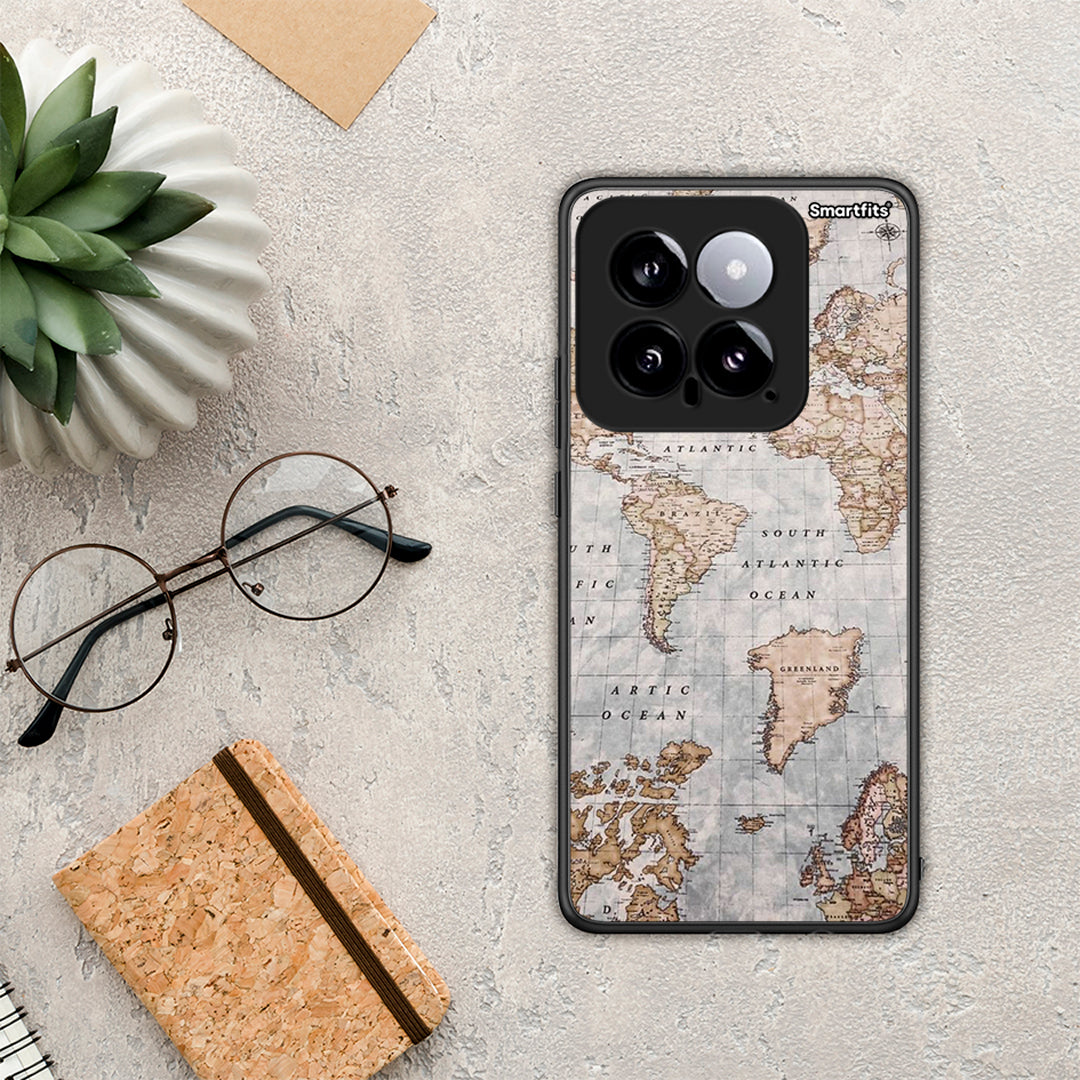 World Map - Xiaomi 14 5G θήκη