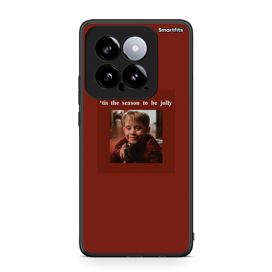 Xiaomi 14 5G Xmas Ultimate Spirit θήκη από τη Smartfits με σχέδιο στο πίσω μέρος και μαύρο περίβλημα | Smartphone case with colorful back and black bezels by Smartfits