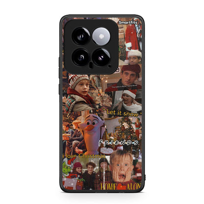 Xiaomi 14 5G Xmas Wishes θήκη από τη Smartfits με σχέδιο στο πίσω μέρος και μαύρο περίβλημα | Smartphone case with colorful back and black bezels by Smartfits