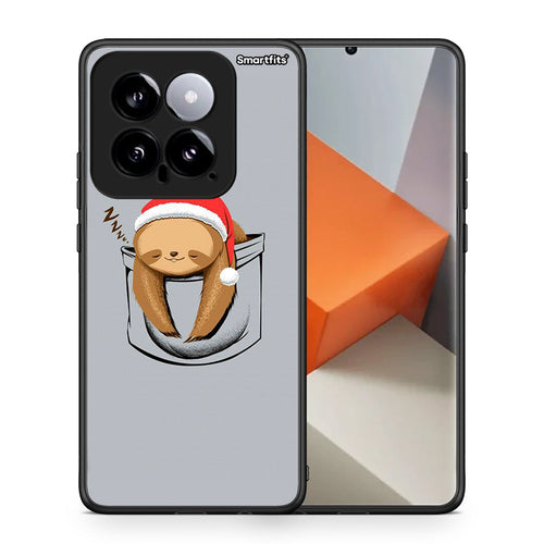 Θήκη Xiaomi 14 5G Xmas Zzzz από τη Smartfits με σχέδιο στο πίσω μέρος και μαύρο περίβλημα | Xiaomi 14 5G Xmas Zzzz case with colorful back and black bezels